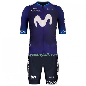 Cykeltøj + Cykelshorts 2023 Movistar Team Blå